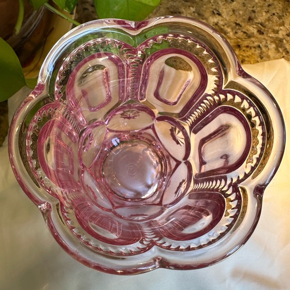 Vintage Pink LG Wright Moon and Star Spooner - Picture 5 of 7